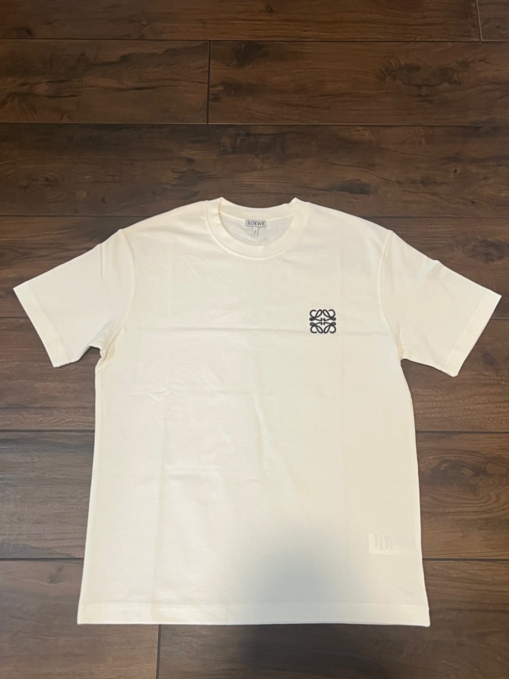 Loewe white anagram fitted shirt size small